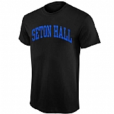 Seton Hall Pirates Arch WEM T-Shirt - Black,baseball caps,new era cap wholesale,wholesale hats